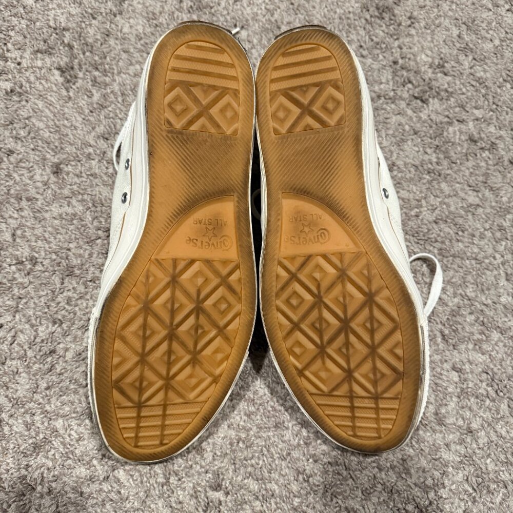 Converse Chuck Taylor Mens 13 Off White Egret All Star Malden Street Mid Gum - Picture 9 of 9